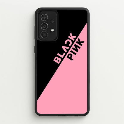 Diagonal Girl K-Pop Band Logo  - Blackpink Phone Case for Galaxy A52 / A52s