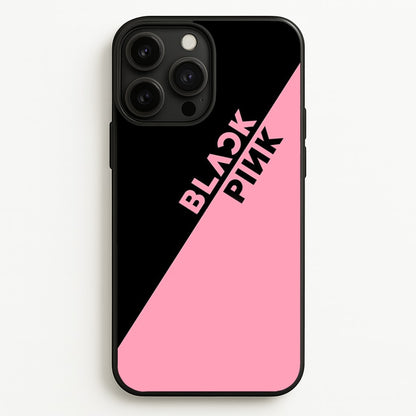 Diagonal Girl K-Pop Band Logo  - Blackpink Phone Case for iPhone 13 Pro Max