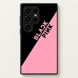 Diagonal Girl K-Pop Band Logo  - Blackpink Phone Case for Galaxy S24 Ultra