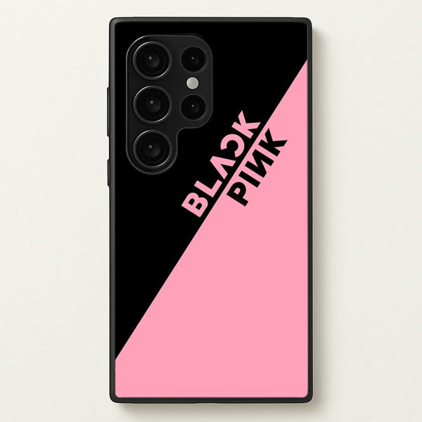 Diagonal Girl K-Pop Band Logo  - Blackpink Phone Case for Galaxy S24 Ultra