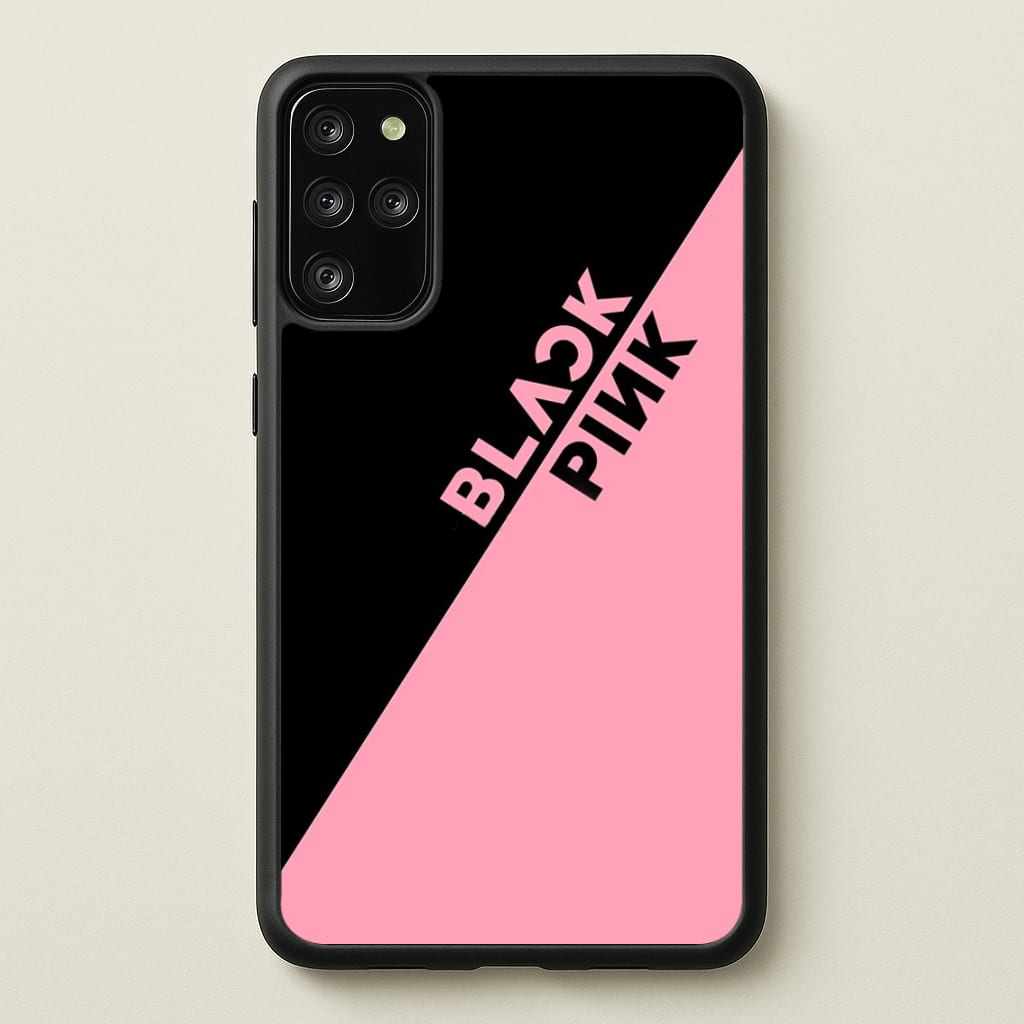 Diagonal Girl K-Pop Band Logo  - Blackpink Phone Case for Galaxy S20 Plus