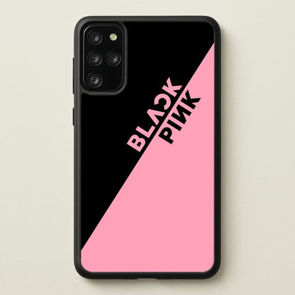 Diagonal Girl K-Pop Band Logo  - Blackpink Phone Case for Galaxy S20 Plus