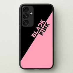Diagonal Girl K-Pop Band Logo  - Blackpink Phone Case for Galaxy A15