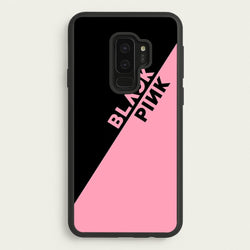 Diagonal Girl K-Pop Band Logo  - Blackpink Phone Case for Galaxy S9 Plus