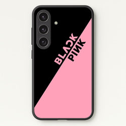 Diagonal Girl K-Pop Band Logo  - Blackpink Phone Case for Galaxy S24