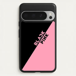 Diagonal Girl K-Pop Band Logo  - Blackpink Phone Case for Google Pixel 9 Pro XL