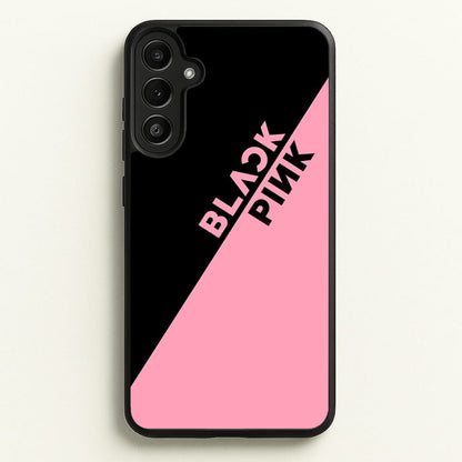 Diagonal Girl K-Pop Band Logo  - Blackpink Phone Case for Galaxy A34