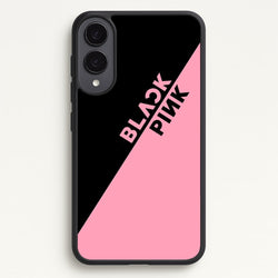 Diagonal Girl K-Pop Band Logo  - Blackpink Phone Case for Galaxy S25 Edge