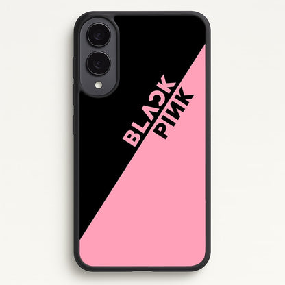Diagonal Girl K-Pop Band Logo  - Blackpink Phone Case for Galaxy S25 Edge