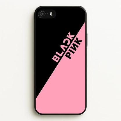 Diagonal Girl K-Pop Band Logo  - Blackpink Phone Case for iPhone 5 / 5s / SE 2016
