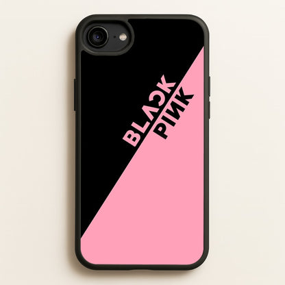 Diagonal Girl K-Pop Band Logo  - Blackpink Phone Case for iPhone 6 / 7 / 8 / SE