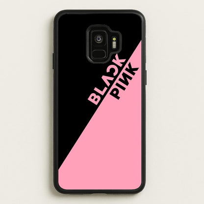 Diagonal Girl K-Pop Band Logo  - Blackpink Phone Case for Galaxy S9