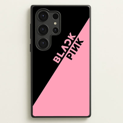 Diagonal Girl K-Pop Band Logo  - Blackpink Phone Case for Galaxy S25 Ultra