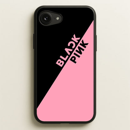 Diagonal Girl K-Pop Band Logo  - Blackpink Phone Case for iPhone 16e