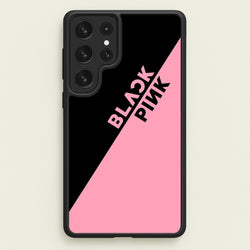Diagonal Girl K-Pop Band Logo  - Blackpink Phone Case for Galaxy S23 Ultra