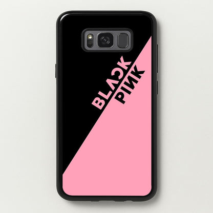 Diagonal Girl K-Pop Band Logo  - Blackpink Phone Case for Galaxy S8