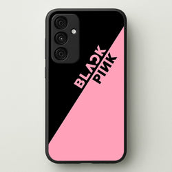 Diagonal Girl K-Pop Band Logo  - Blackpink Phone Case for Galaxy A35