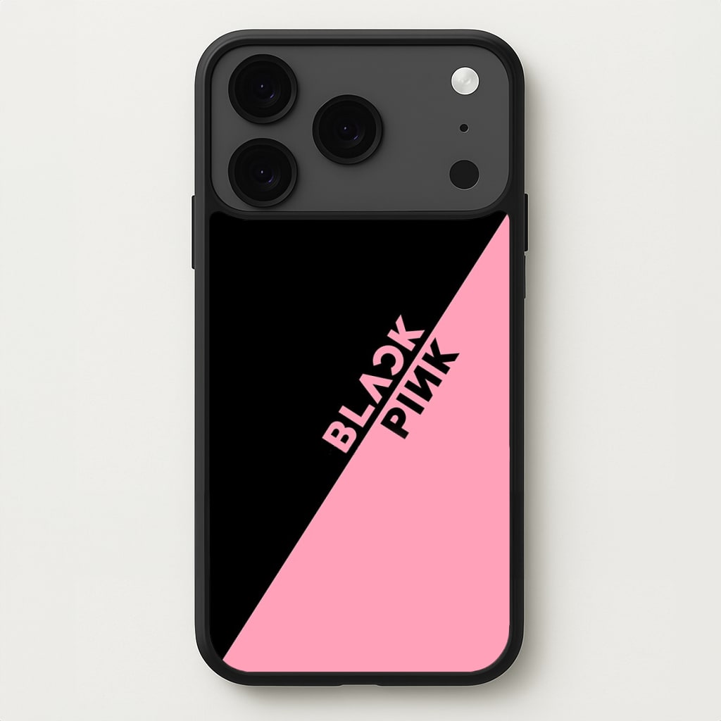 Diagonal Girl K-Pop Band Logo Phone Case for iPhone 17 Pro Max