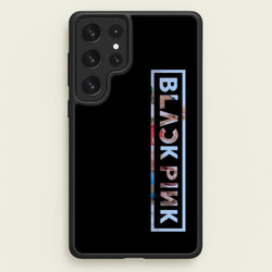 Vertical Girl K-Pop Band Logo  - Blackpink Phone Case for Galaxy S22 Ultra