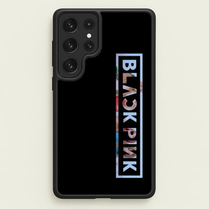 Vertical Girl K-Pop Band Logo  - Blackpink Phone Case for Galaxy S22 Ultra