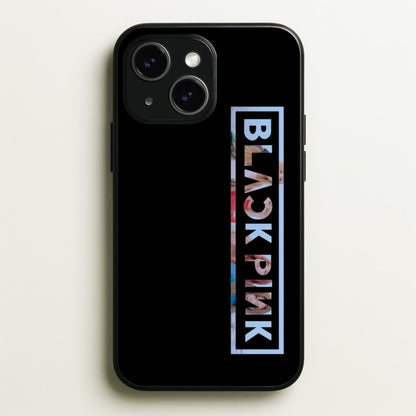 Vertical Girl K-Pop Band Logo  - Blackpink Phone Case for iPhone 14