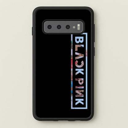 Vertical Girl K-Pop Band Logo  - Blackpink Phone Case for Galaxy S10