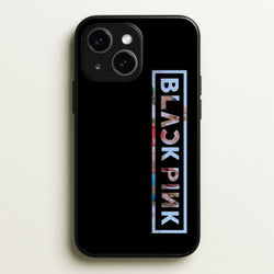 Vertical Girl K-Pop Band Logo  - Blackpink Phone Case for iPhone 15