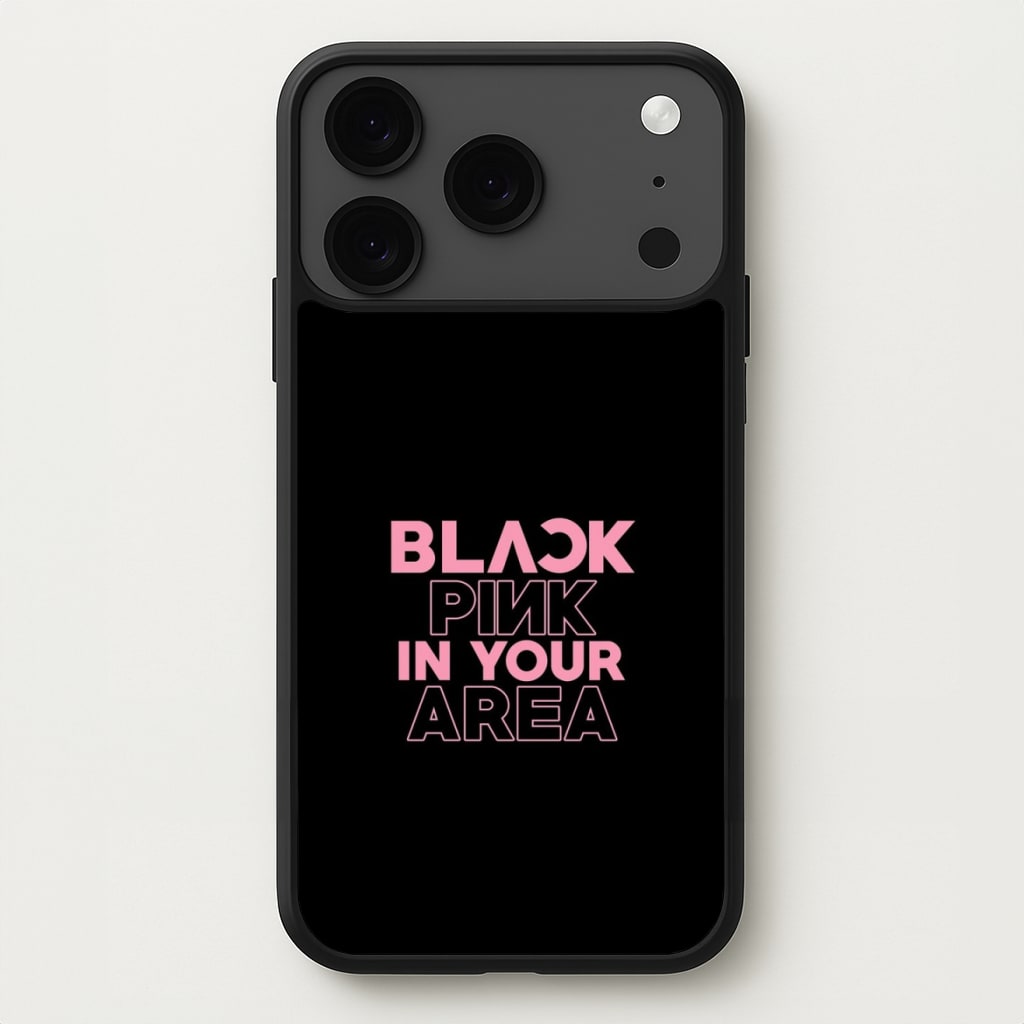 Girl K-Pop Band In Your Area - Black Phone Case