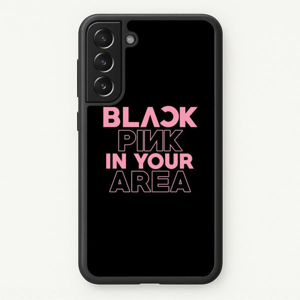 Girl K-Pop Band In Your Area - Black  - Blackpink Phone Case for Galaxy S22
