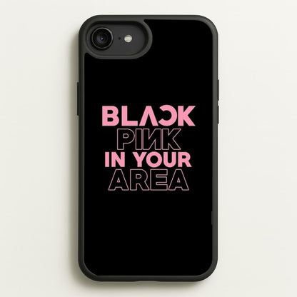 Girl K-Pop Band In Your Area - Black  - Blackpink Phone Case for iPhone 6 Plus / 7 Plus / 8 Plus