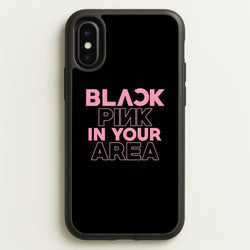 Girl K-Pop Band In Your Area - Black  - Blackpink Phone Case for iPhone X / XS