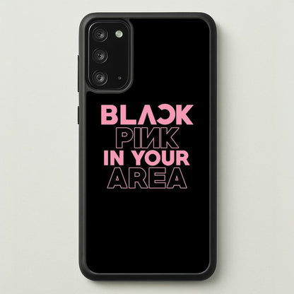 Girl K-Pop Band In Your Area - Black  - Blackpink Phone Case for Galaxy Note 20