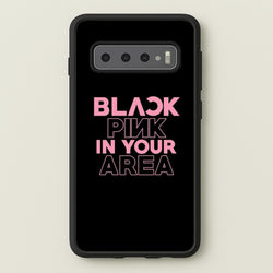Girl K-Pop Band In Your Area - Black  - Blackpink Phone Case for Galaxy S10 Plus