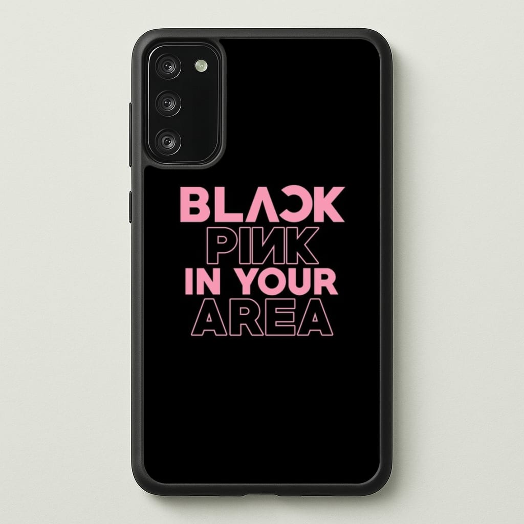 Girl K-Pop Band In Your Area - Black  - Blackpink Phone Case for Galaxy S20