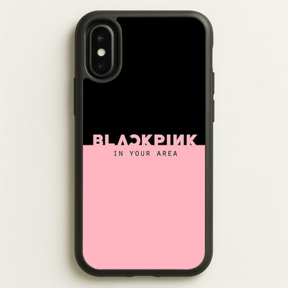Girl K-Pop Band In Your Area  - Blackpink Phone Case for iPhone X / XS