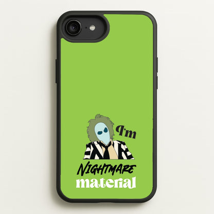 I'm Nightmare Material  - Beetlejuice Phone Case for iPhone 6 Plus / 7 Plus / 8 Plus