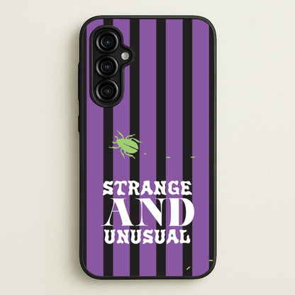 Strange And Unusual  - Beetlejuice Phone Case for Galaxy A54