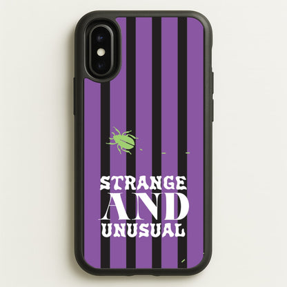 Strange And Unusual  - Beetlejuice Phone Case for iPhone X / XS