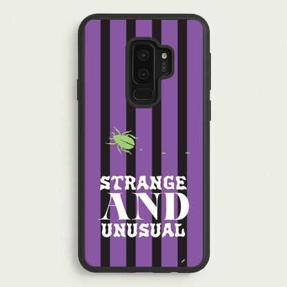 Strange And Unusual  - Beetlejuice Phone Case for Galaxy S9 Plus