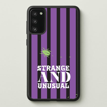 Strange And Unusual  - Beetlejuice Phone Case for Galaxy S20FE