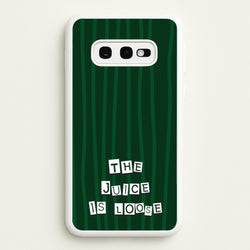 The Juice Is Loose  - Beetlejuice Phone Case for Galaxy S10e
