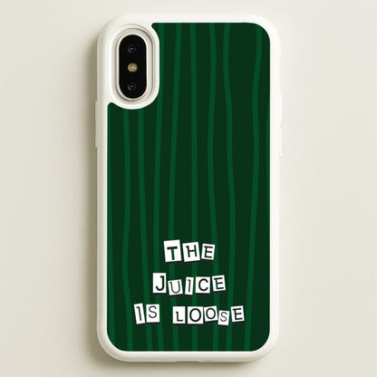 The Juice Is Loose  - Beetlejuice Phone Case for iPhone X / XS