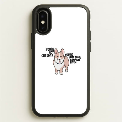 You're Not Cheddar - B99  - Brooklyn Nine-Nine Phone Case for iPhone X / XS