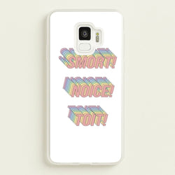 Smort, Noice, Toit - B99  - Brooklyn Nine-Nine Phone Case for Galaxy S9