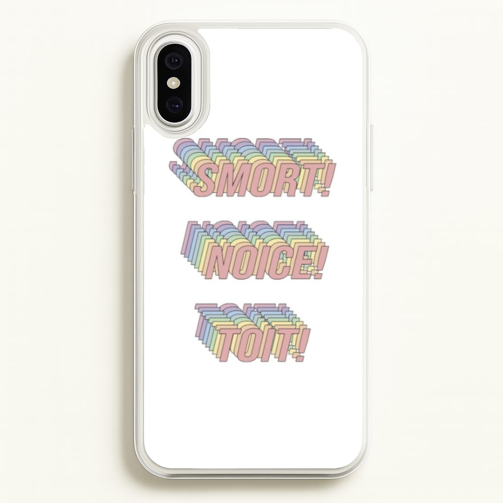 Smort, Noice, Toit - B99  - Brooklyn Nine-Nine Phone Case for iPhone XS Max