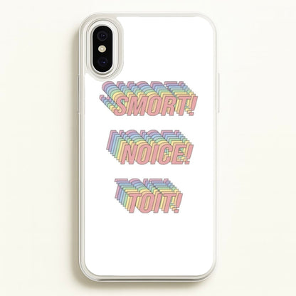 Smort, Noice, Toit - B99  - Brooklyn Nine-Nine Phone Case for iPhone XS Max