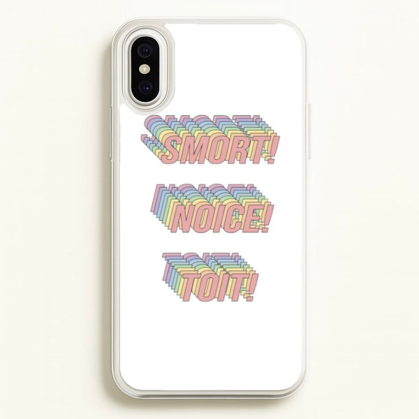 Smort, Noice, Toit - B99  - Brooklyn Nine-Nine Phone Case for iPhone XS Max
