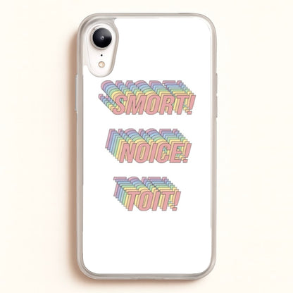 Smort, Noice, Toit - B99  - Brooklyn Nine-Nine Phone Case for iPhone XR