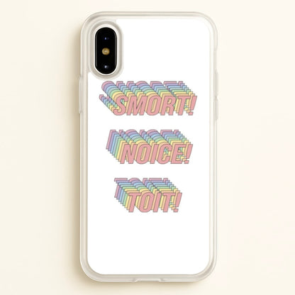 Smort, Noice, Toit - B99  - Brooklyn Nine-Nine Phone Case for iPhone X / XS