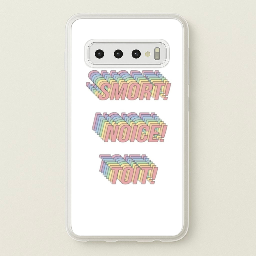 Smort, Noice, Toit - B99  - Brooklyn Nine-Nine Phone Case for Galaxy S10